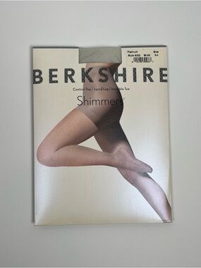 Berkshire Shimmers Control Top Sheer Tights - Platinum